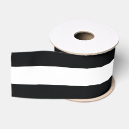 Lazo De Tela Gruesa (Negro y blanco el | horizontal) personalizable