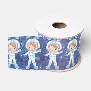Lazo De Tela Gruesa Niño astronauta Espacio exterior
