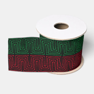 Lazo De Tela Gruesa Noviembre feriado negro de Kwanzaa