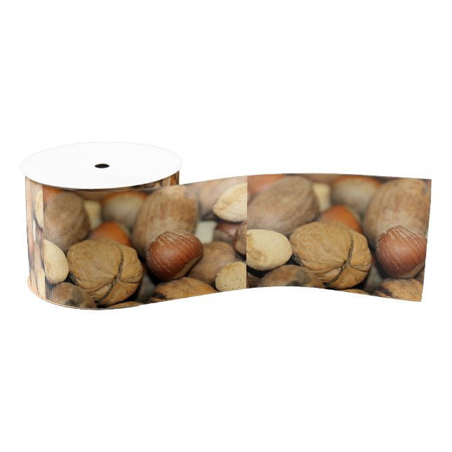 Lazo De Tela Gruesa Nueces (Carrete)