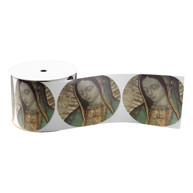 Lazo De Tela Gruesa nuestra señora de Guadalupe (Carrete)