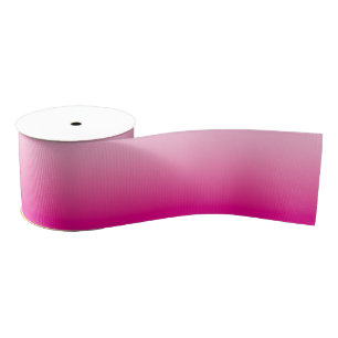 Lazo De Tela Gruesa Ombre rosa claro y caliente