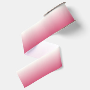 Lazo De Tela Gruesa Ombre rosa y blanco