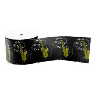 Lazo De Tela Gruesa Oscuridad de la cinta del saxofón