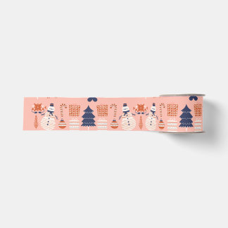 Lazo De Tela Gruesa papel de envolver navideño
