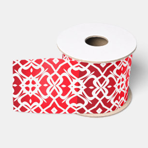 Lazo De Tela Gruesa Papel de envolvimiento extra elegante-rojo