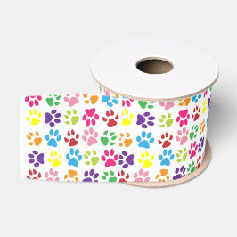 Lazo De Tela Gruesa Patas coloridas del mascota