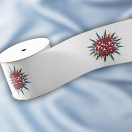 Lazo De Tela Gruesa Patrón de logotipo de personalizado Promoción blan