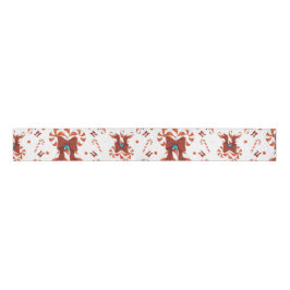 Lazo De Tela Gruesa Peppermint Charm Wrapping Paper