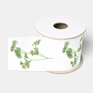 Lazo De Tela Gruesa PEREJIL FRESCO Cinta de Grosgrain de 3" de ancho