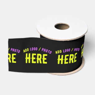 LAZO DE TELA GRUESA PERSONALIZABLE MODERNO ESTILO NEGRO VERIFICADO MAR