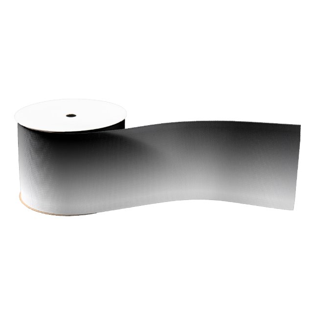 Lazo De Tela Gruesa Personalizado Black Ombre (Carrete)