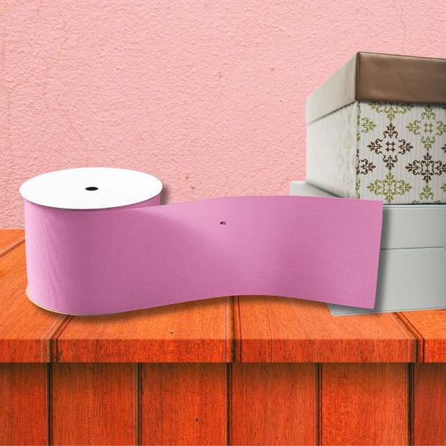 Lazo De Tela Gruesa Personalizado Personalizar imagen rosada Añadir te (Custom Personalize Pink Artwork Photo Add Text 3" Grosgrain Ribbon)