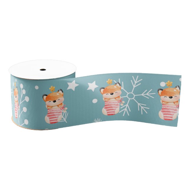 Lazo De Tela Gruesa Personalizar de Fox Holidays (Carrete)