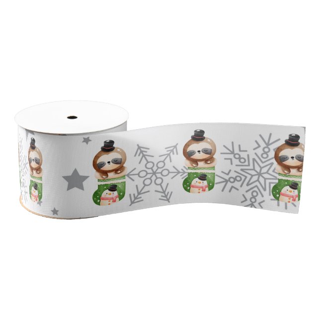 Lazo De Tela Gruesa Personalizar de Slots Holidays (Carrete)