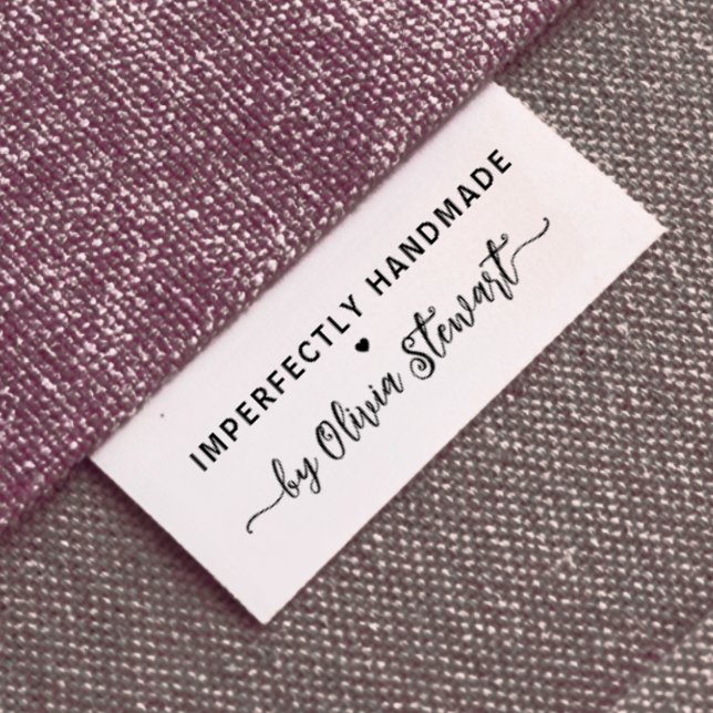 Lazo De Tela Gruesa Personalized Labels for Handmade Items (Subido por el creador)