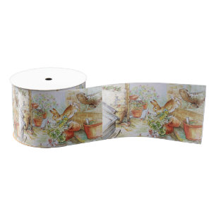 Lazo De Tela Gruesa Peter, el conejo que se tambalea en el jardín derr