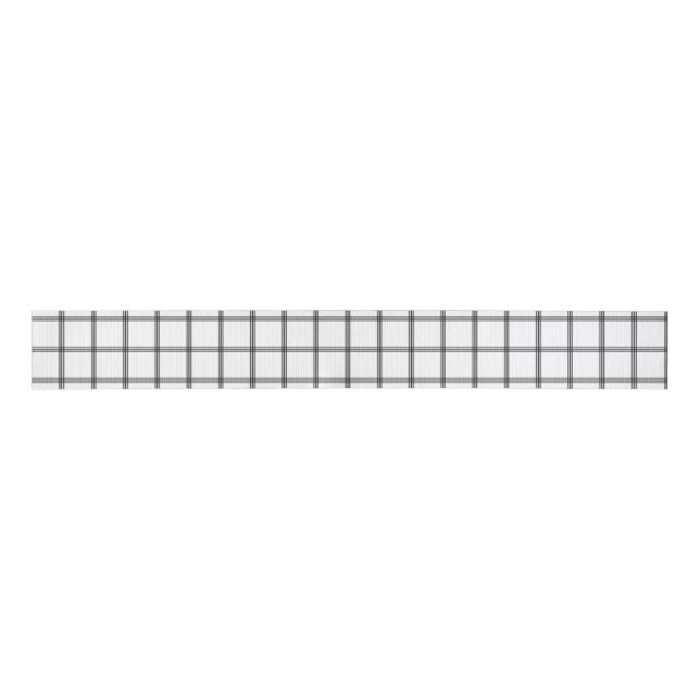 Lazo De Tela Gruesa Placa negra y blanca (Anverso)