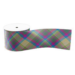 Lazo De Tela Gruesa Plaid Decorativo