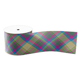 Lazo De Tela Gruesa Plaid With Pattern Ribbon