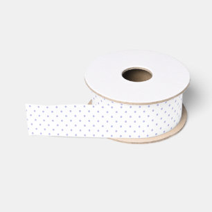 LAZO DE TELA GRUESA PUNTOS LAVENDER POLKA   RIBBON
