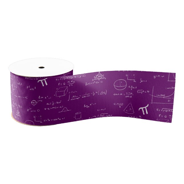 Lazo De Tela Gruesa Purple Math Formulas Equations Graduation (Carrete)