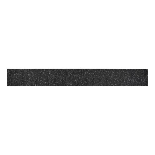 Lazo De Tela Gruesa Purpurina negro de colección Valentine (Anverso)