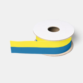 Lazo De Tela Gruesa Rayas | Azul y Amarillo | PERSONALIZABLE