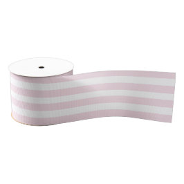 Lazo De Tela Gruesa Rayo rosa y blanco simple