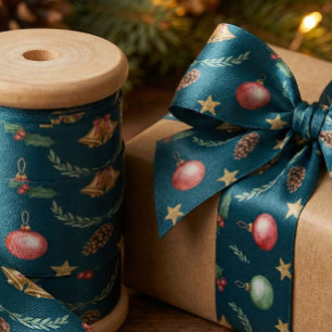 Lazo De Tela Gruesa Regalos personalizados de Navidad mágica para todo