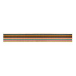 Lazo De Tela Gruesa Retro Multicolour Vintage Stripe Grosgrain Ribbon