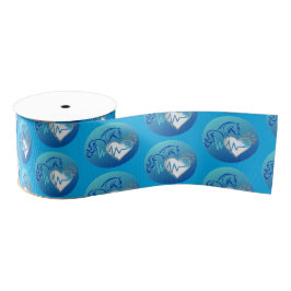 Lazo De Tela Gruesa Ribbon with Winter Logo