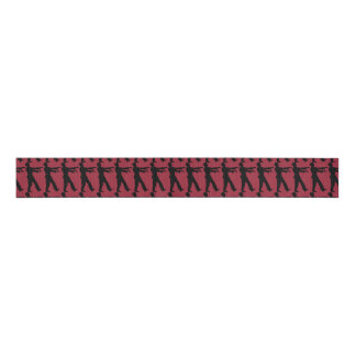LAZO DE TELA GRUESA ROJO DEL ZOMBI