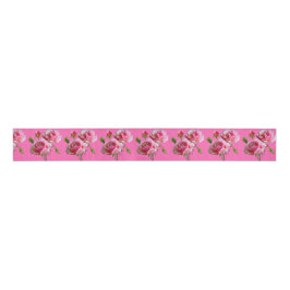 Lazo De Tela Gruesa Rosa rosa elegante en rosa