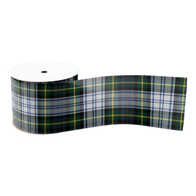 Lazo De Tela Gruesa Rustic Plaid Gordon Check Tartan (Carrete)