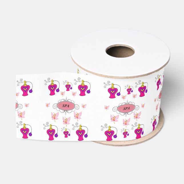 Lazo De Tela Gruesa salón de spa ribbon (Carrete)