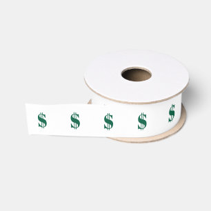 Lazo De Tela Gruesa Signos de dólar