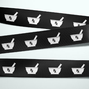 Lazo De Tela Gruesa Símbolo de mortero y plaga de farmacología