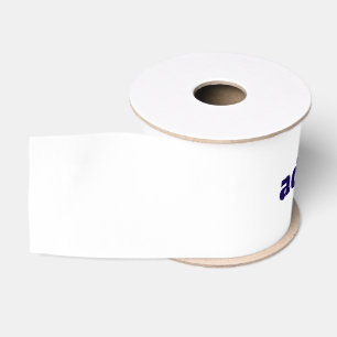 Lazo De Tela Gruesa simple minimal añade tu texto monograma nombre sat