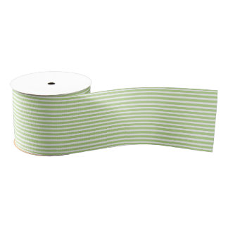 Lazo De Tela Gruesa Simple Modern Lime Green White Striped Minimalist 