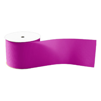 Lazo De Tela Gruesa Solid Magenta Ribbon