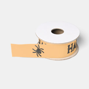Lazo De Tela Gruesa Spooky Spider Happy Halloween