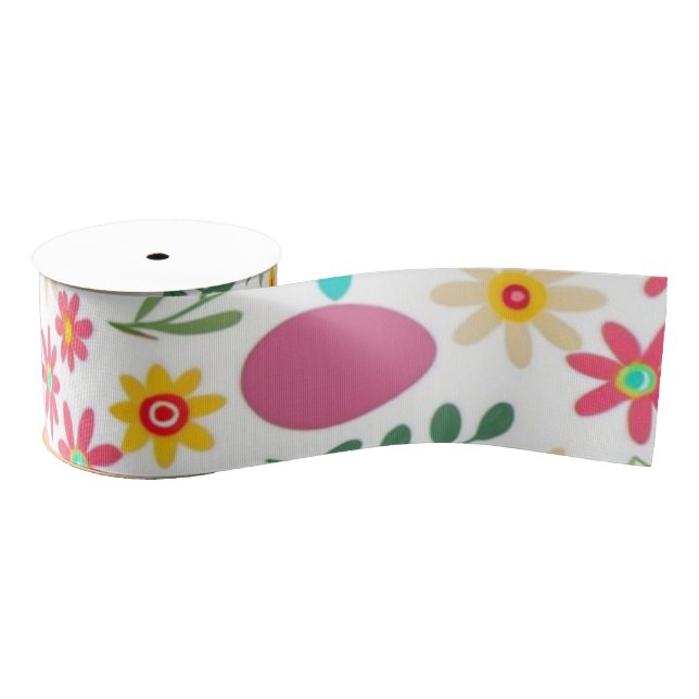 Lazo De Tela Gruesa Springtime Splendor (Carrete)