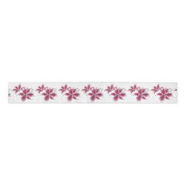 Lazo De Tela Gruesa Stargazer Lilly 3" cinta grosgrain