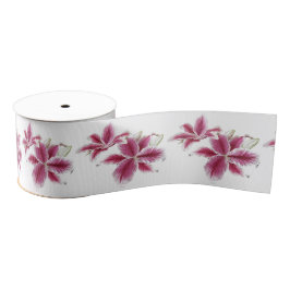 Lazo De Tela Gruesa Stargazer Lilly 3" cinta grosgrain