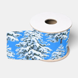 Lazo De Tela Gruesa Sueños de árbol helado Bosque nevado