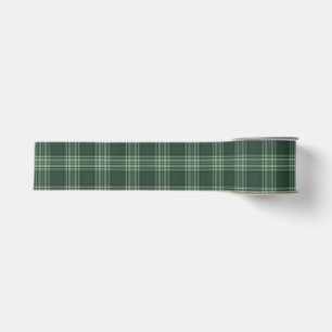 Lazo De Tela Gruesa Tartan Plaid Rojo Oscuro