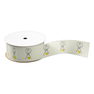 Lazo De Tela Gruesa Tennis Doubles Cream