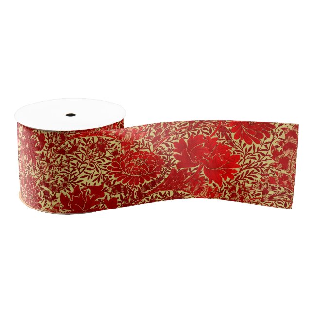 Lazo De Tela Gruesa Toile de Jouy: clásico y moderno. (Carrete)