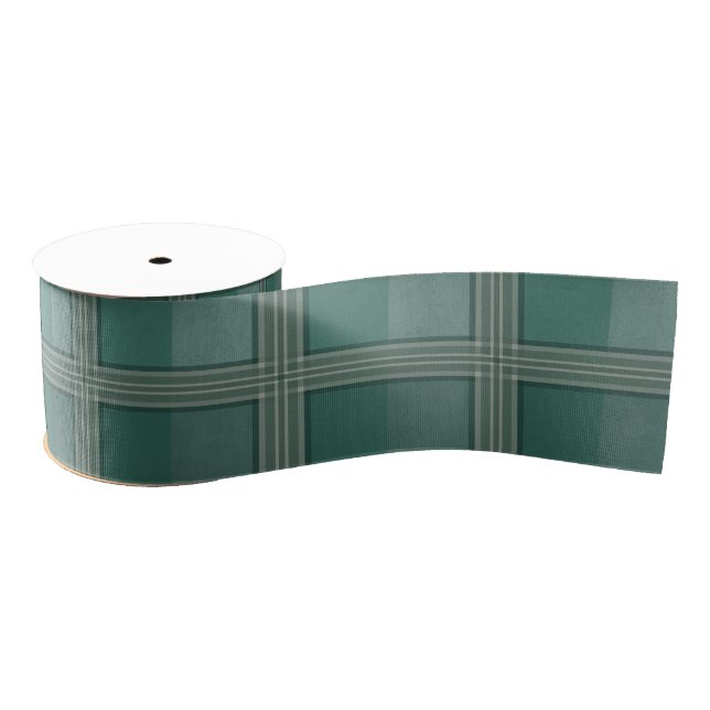 Lazo De Tela Gruesa Tonos verdes (Carrete)